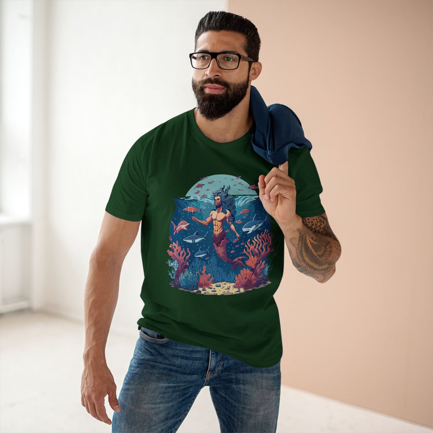 Ocean Shirt Ocean Pacific OP20 Unisex Premium Cotton Tee With Original Art Design Retro2Nova