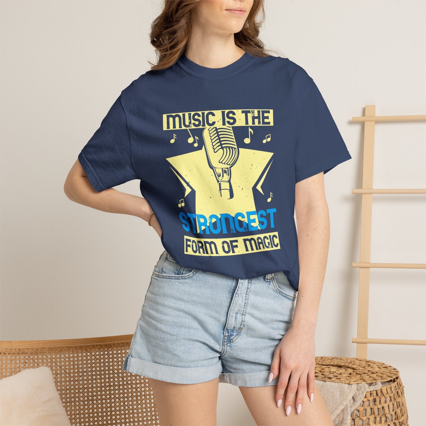 Music Graphic Design Unisex Cotton T-shirt m35