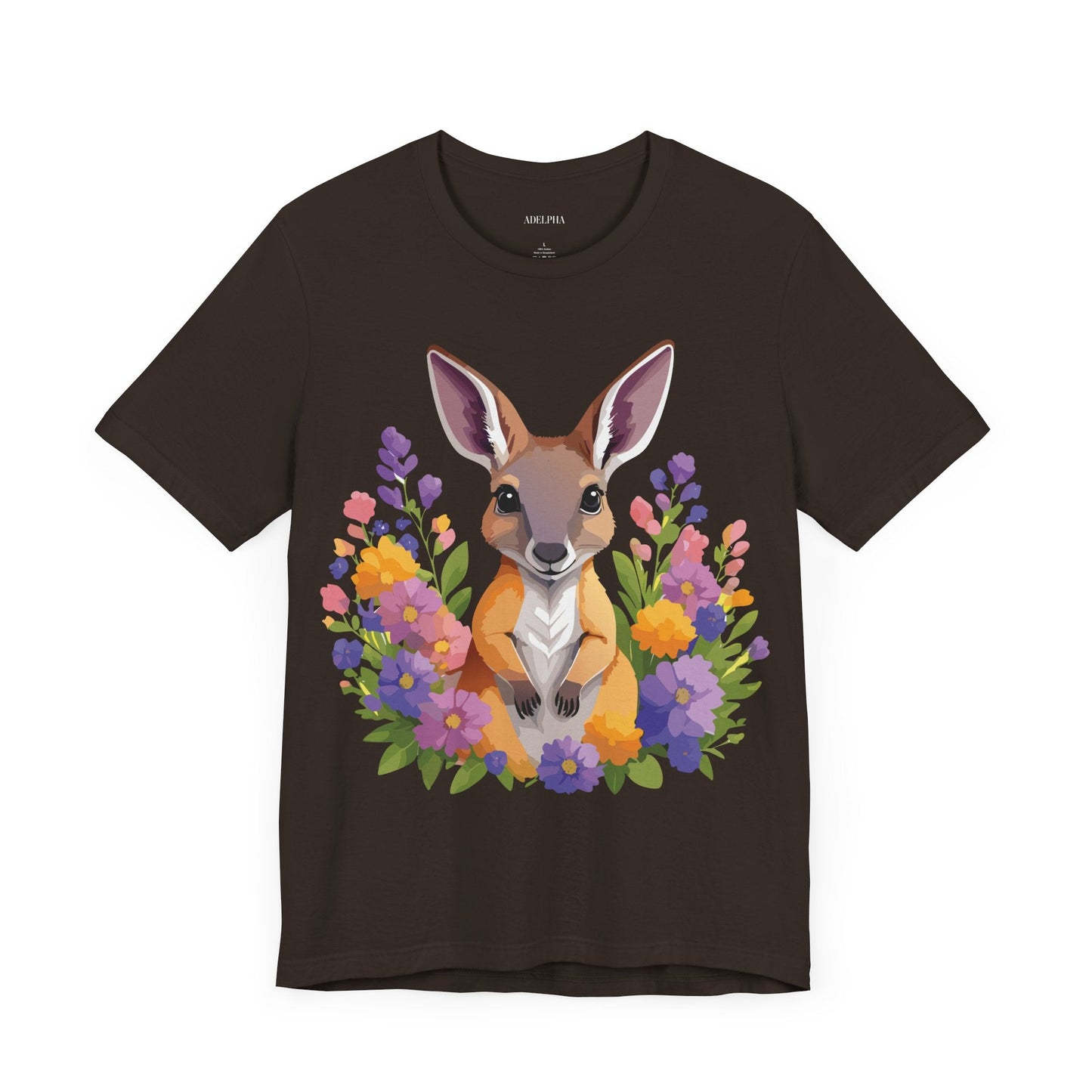 Adelpha Unisex Vintage Inspired Graphic Tee With Original Art Design Short Sleeve
