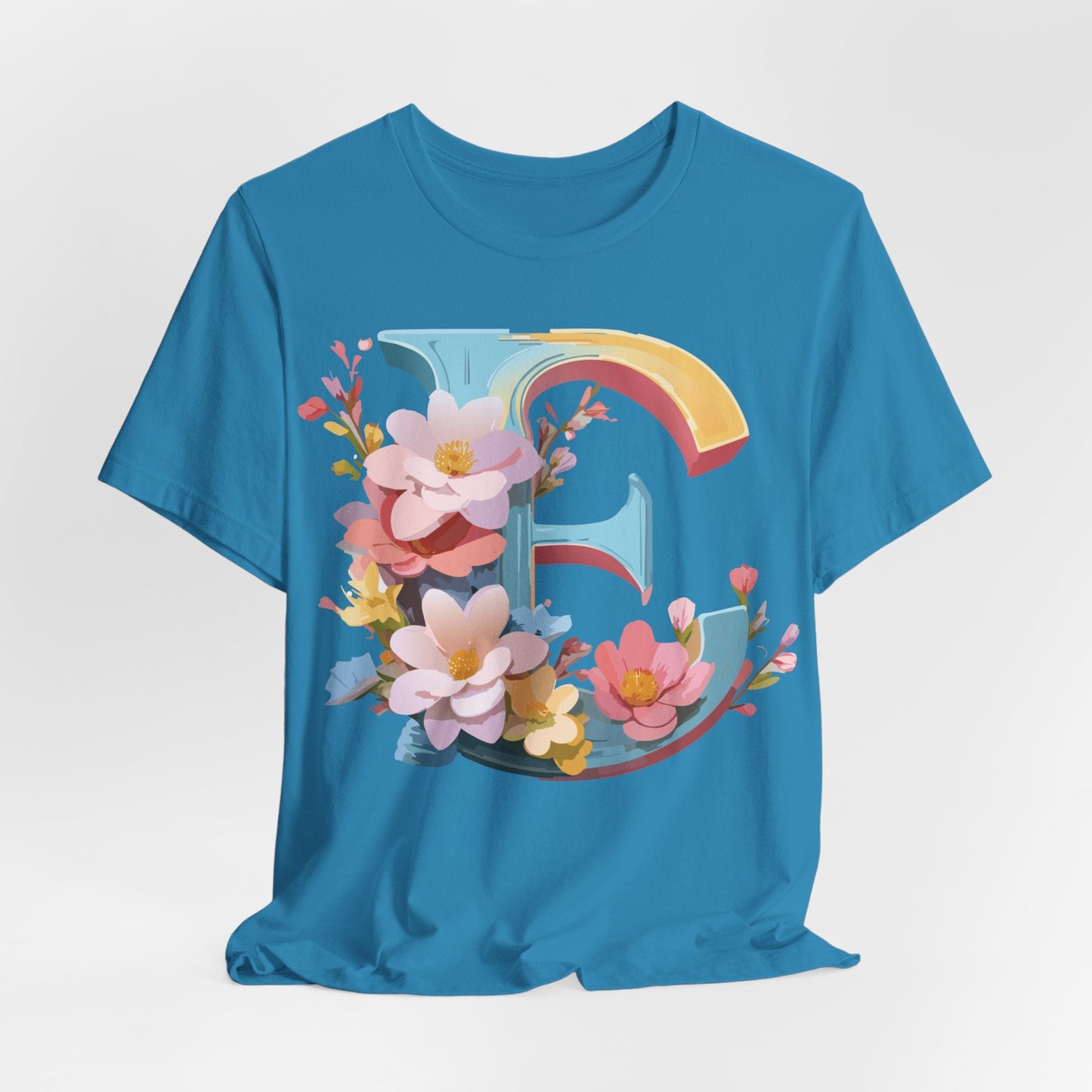 Letter E Shirt Unisex Graphic Tee By Adelpha Vintage Inspired Short Sleeve Casual