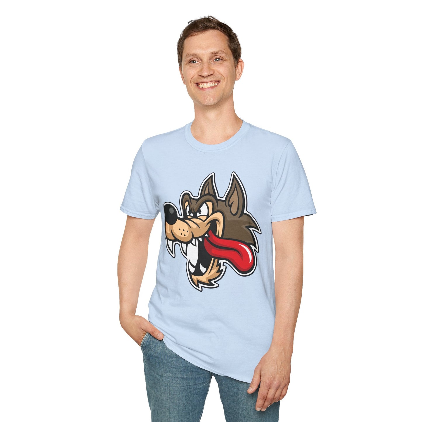 Cartoon T Shirt Animation Tee Unisex Funny Tee Gildan Softstyle 64000 100 Percent Cotton