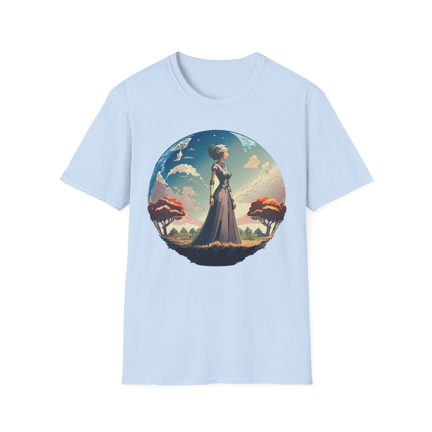 Womens Graphic T Shirt Art Design Tee Gildan Softstyle 64000 Unisex Cotton Short Sleeve