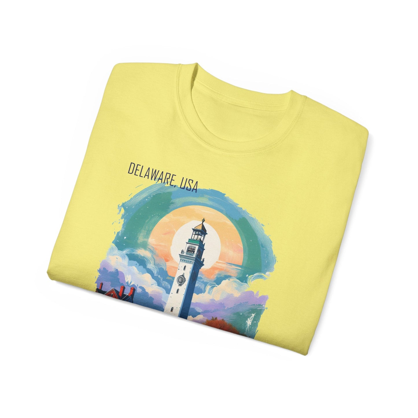 Delaware Graphic Unisex Cotton T‑Shirt 1