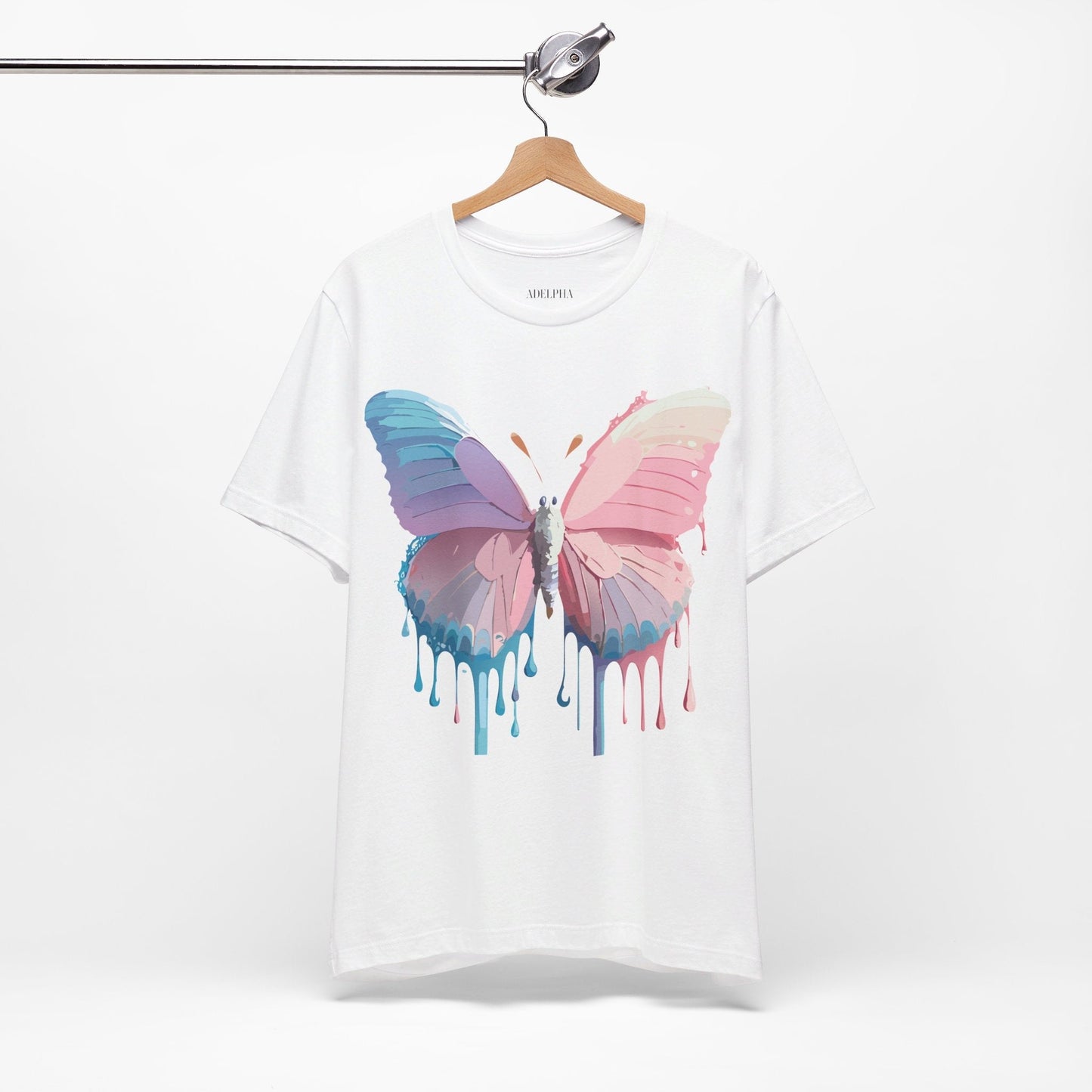 Butterfly Graphic Tee Unisex Vintage Inspired Art Design Adelpha