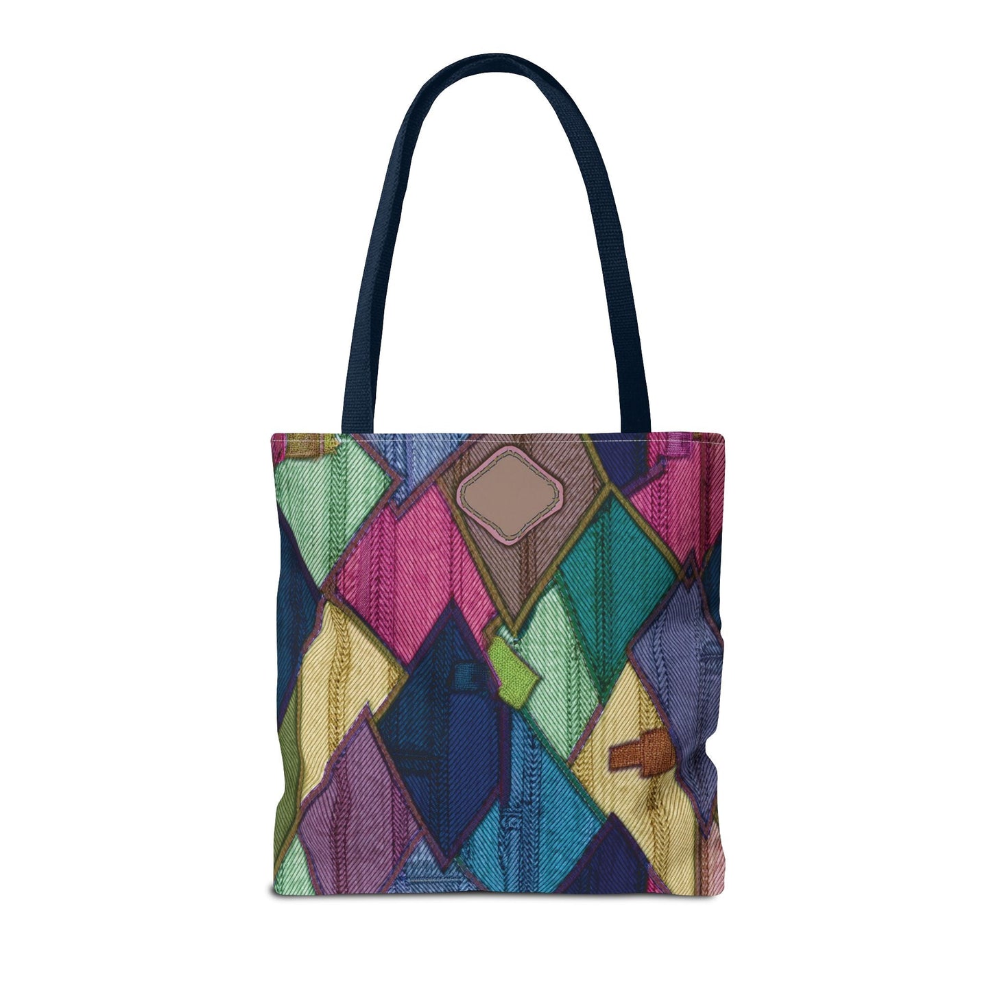 Denim Canvas Bag, Tote Bag Denim Printify