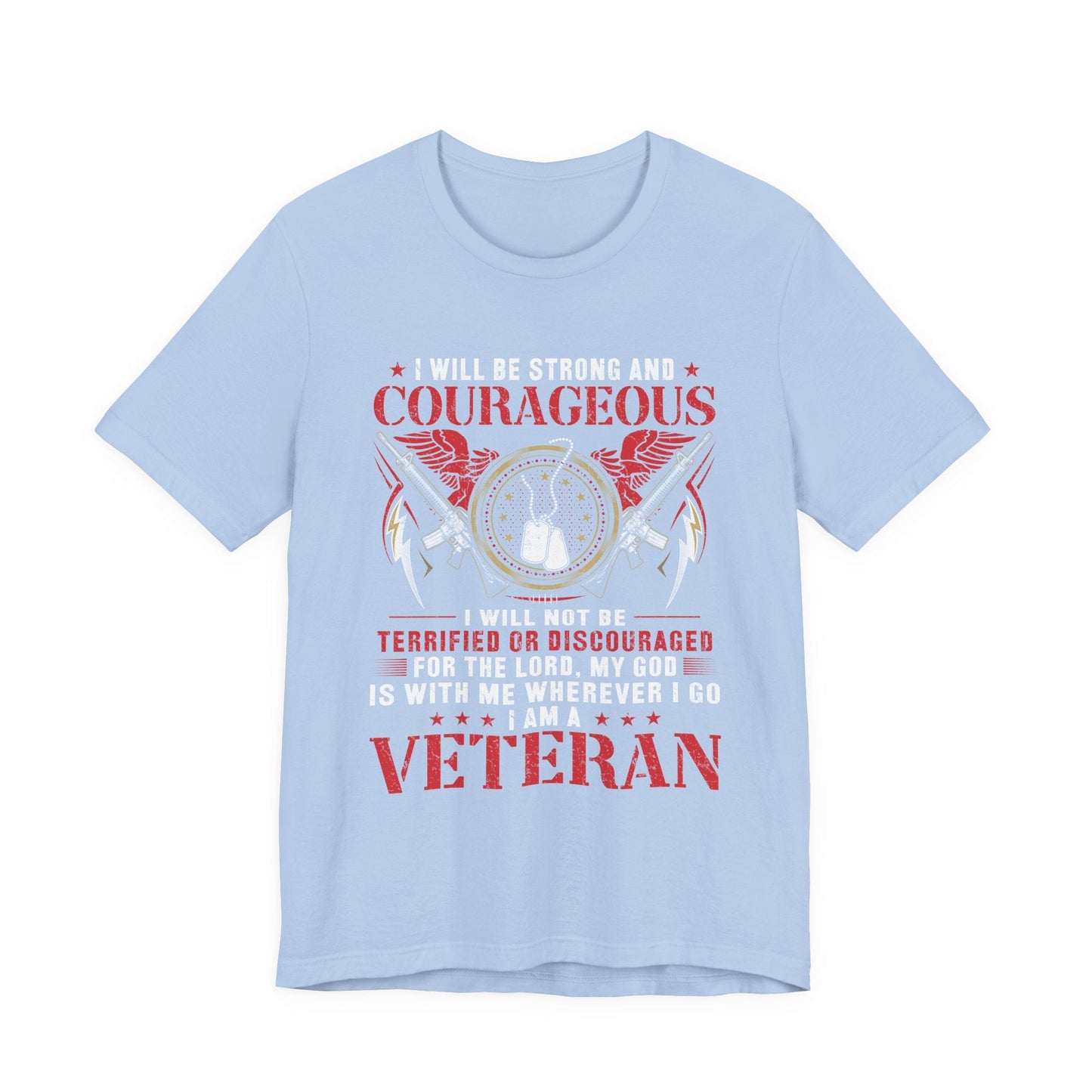 Army Veteran Patriotic Graphic Design Unisex Cotton T-Shirt v37