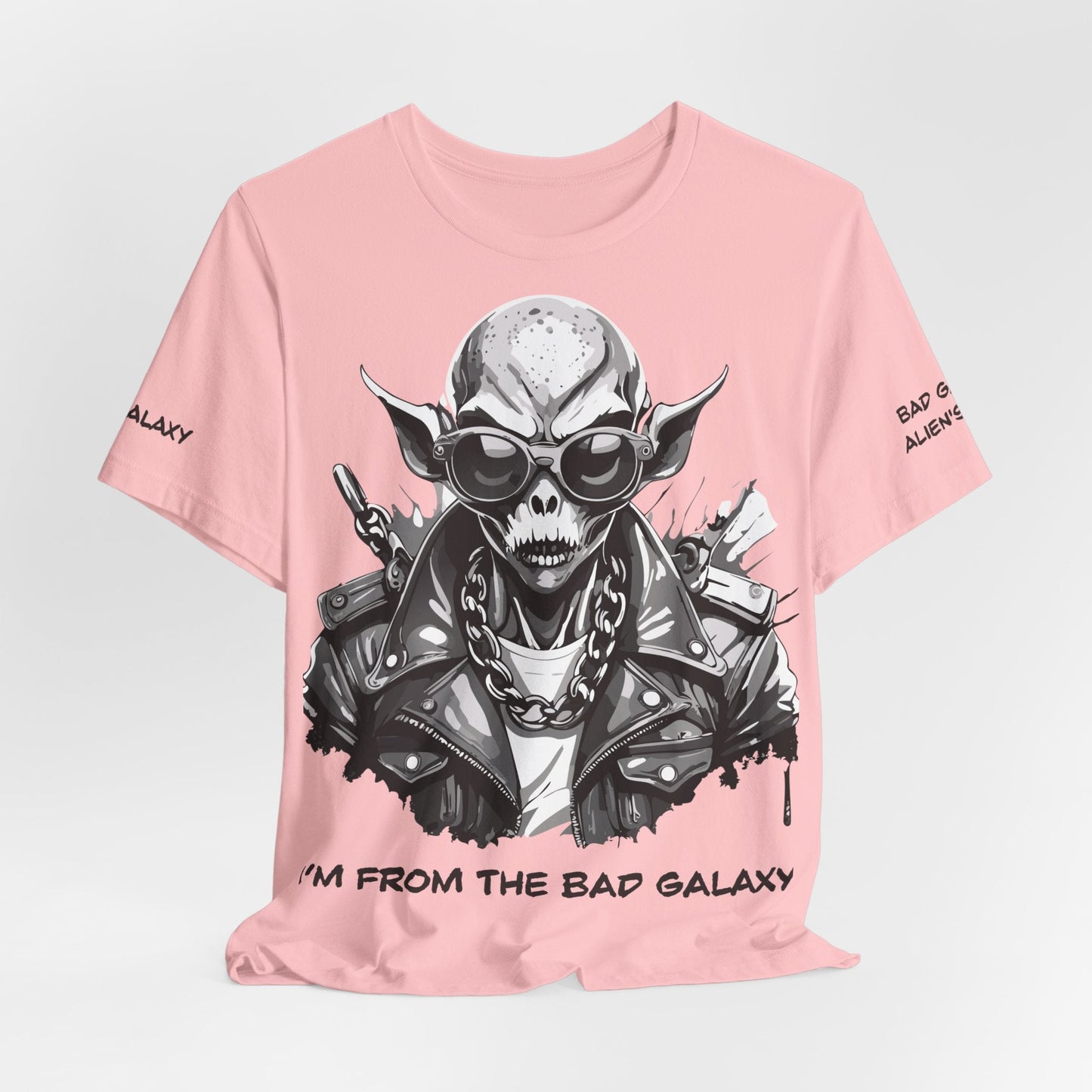 Alien Tee Shirt From Bad Galaxy Made To Order 100 Percent Cotton Eco Friendly Inks Free Shipping