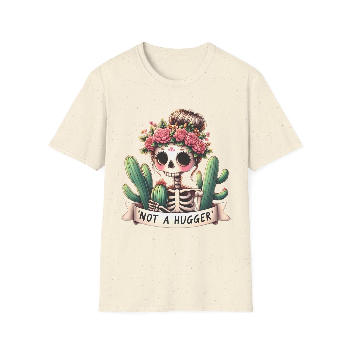 Skull Graphic Unisex Cotton T-shirt with Skeleton Artwork Design 15
