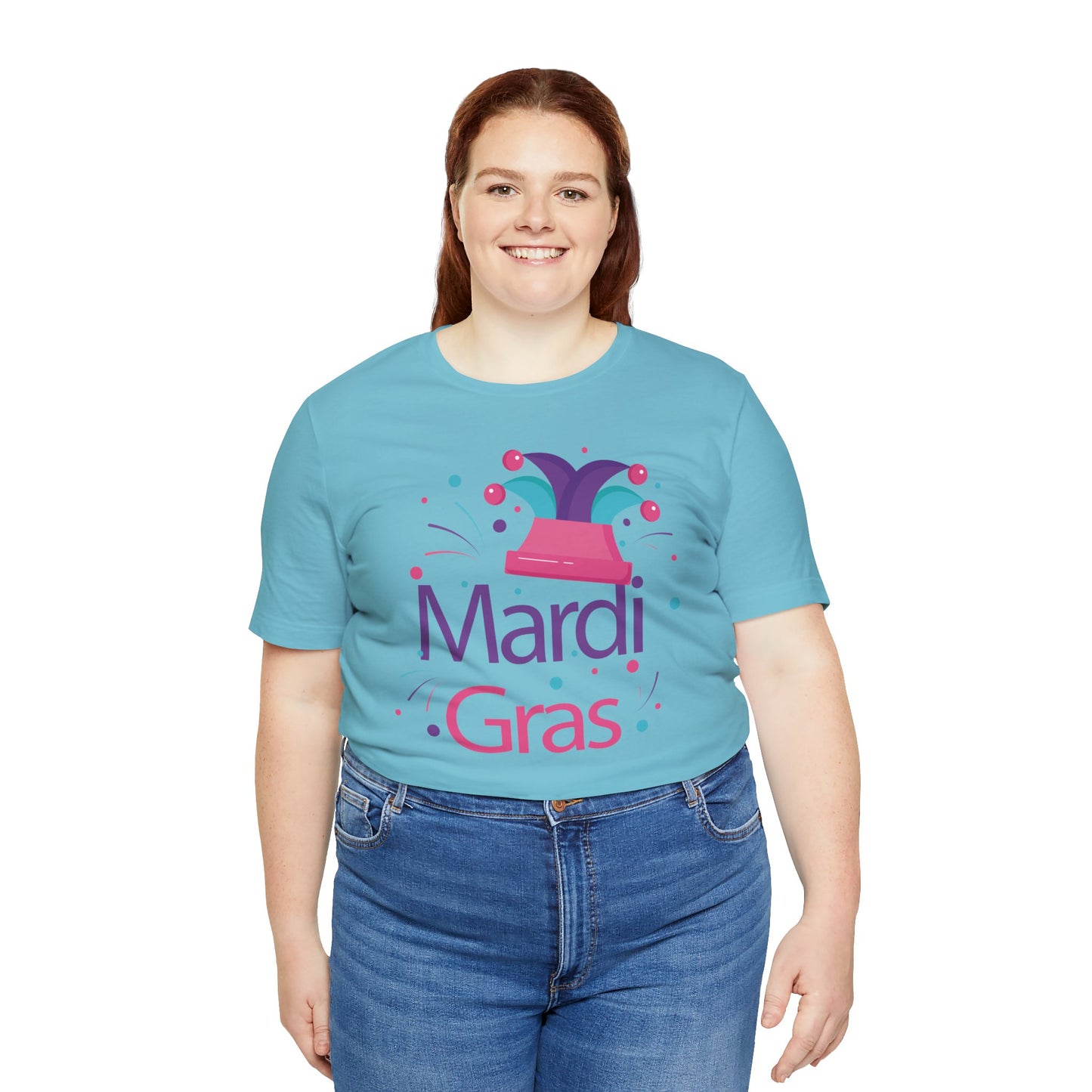 Tee-shirt en coton unisexe pour Mardi Gras