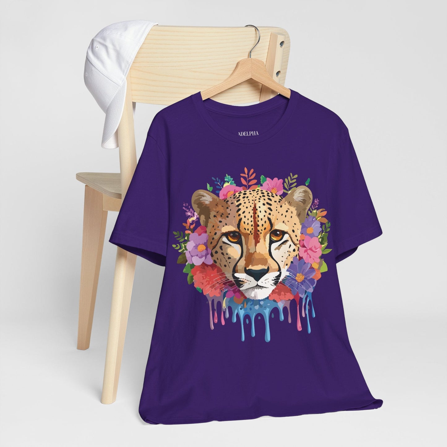 Cheetah Graphic Unisex 100 Cotton Artwork Tee 1