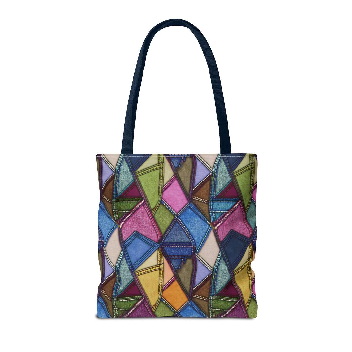 Denim Canvas Bag, Tote Bag Denim Printify