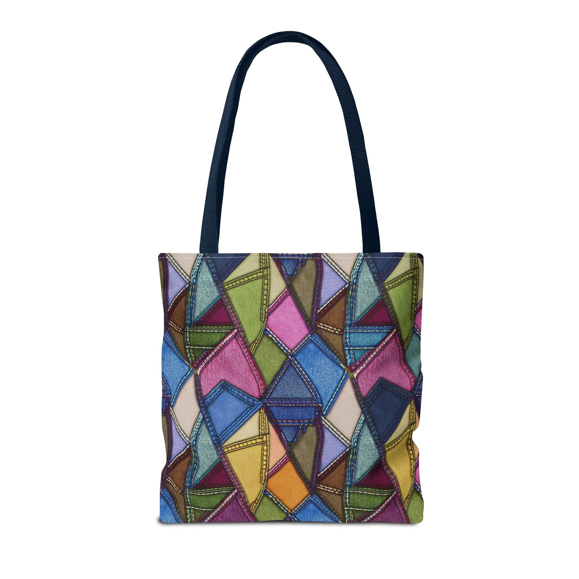 Denim Canvas Bag, Tote Bag Denim Printify