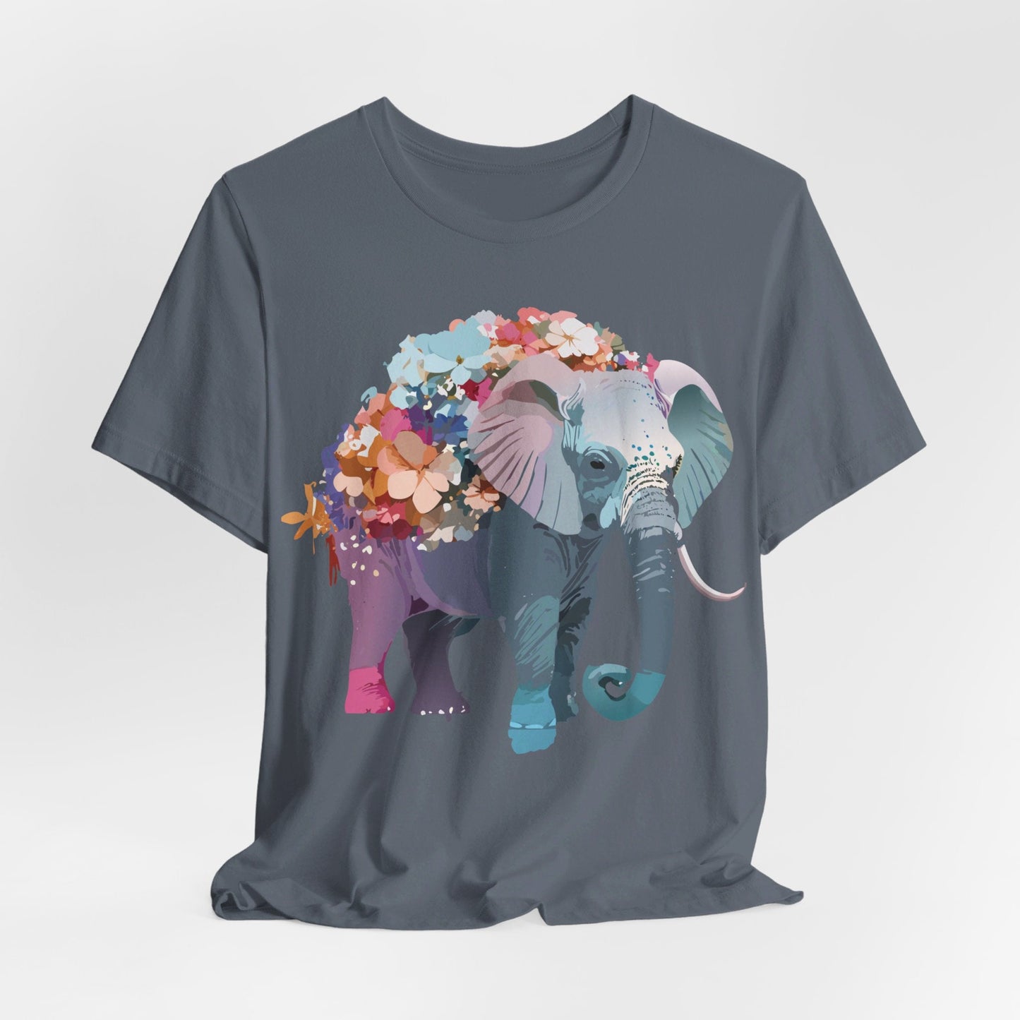 Elephant Graphic T Shirt Unisex Vintage Inspired Adelpha Artwork Short Sleeve Tee