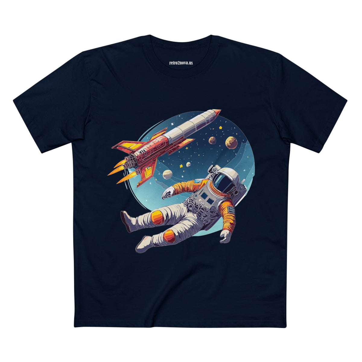 Cosmos Astronaut Graphic Tee Staple Unisex 100 Cotton Tee Shirt - CS-9