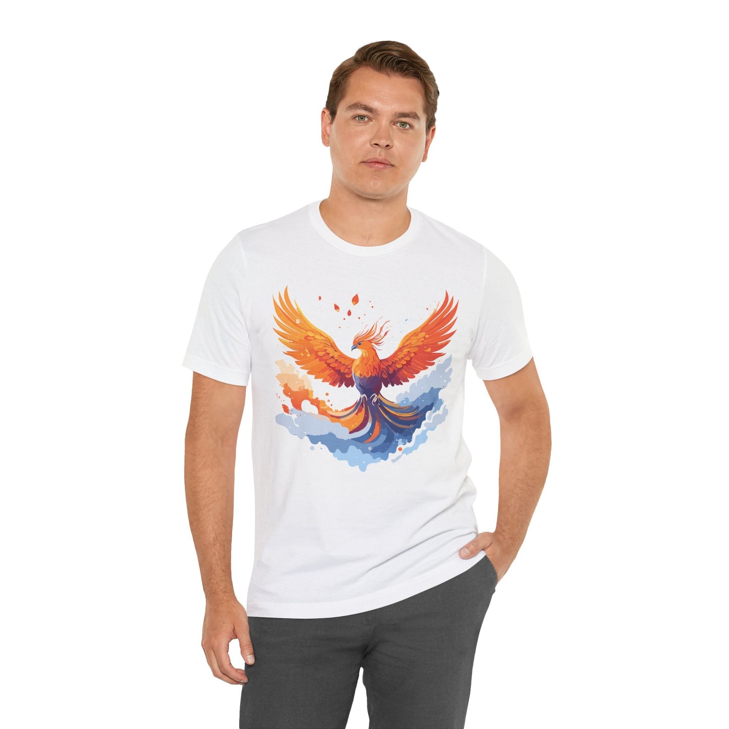 Unisex Animal Shirt With Art Design Graphic Tee Wild Animals Shirt For Everyday Wear