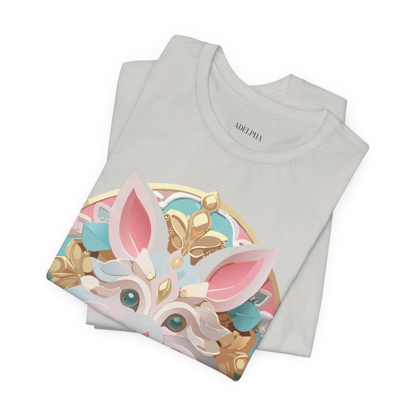 Medallion Graphic Unisex 100 Cotton Vintage Animal Medal Artwork Tee 88