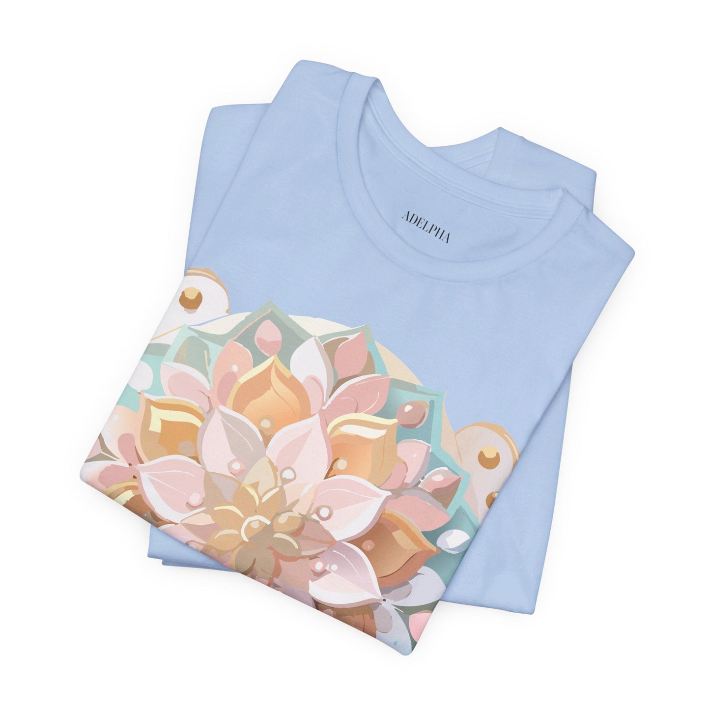 Mandala Shirt Graphic Tee Unisex Adelpha Vintage Inspired Art Design Premium Apparel
