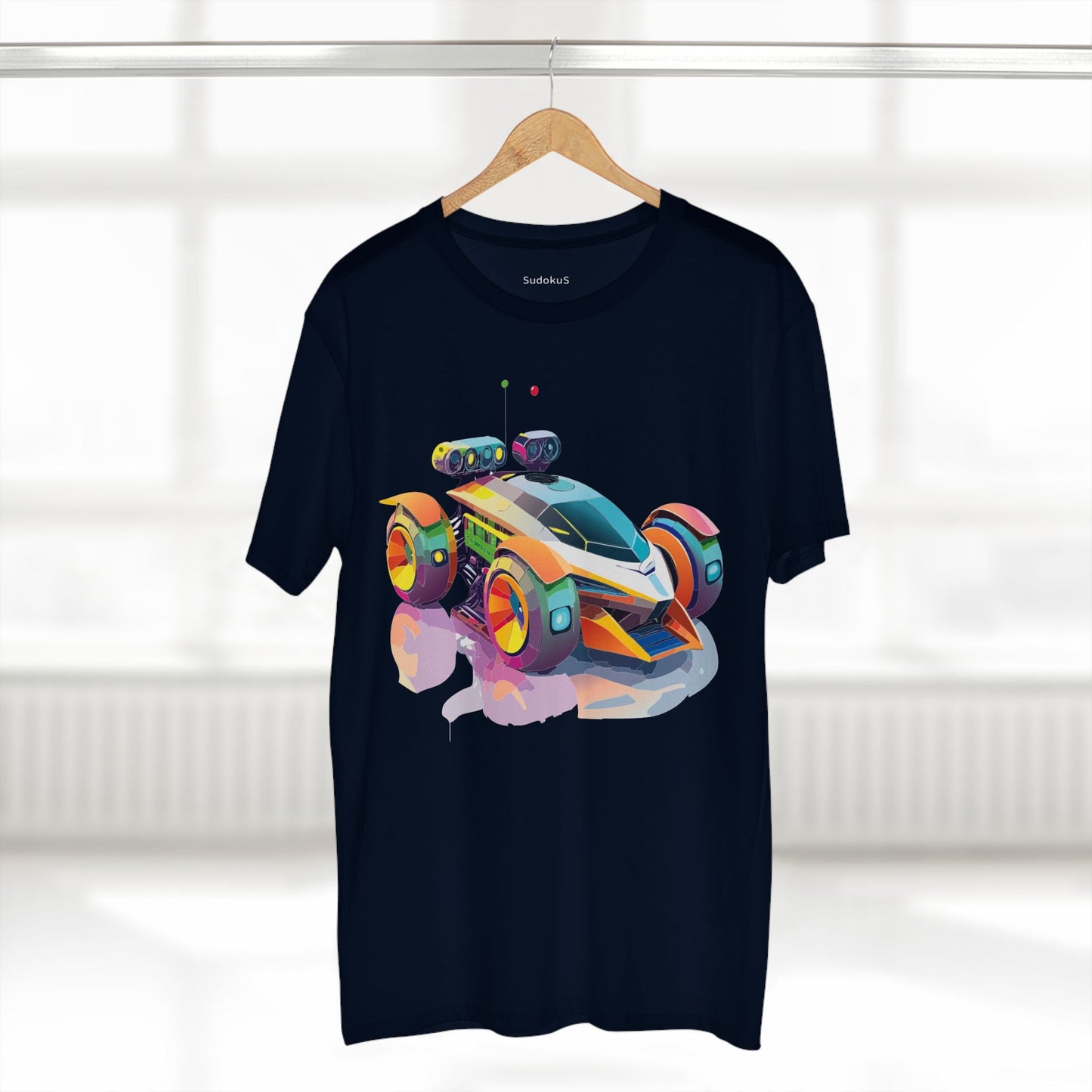 Car Graphic Unisex 100 Cotton Staple Tee 26