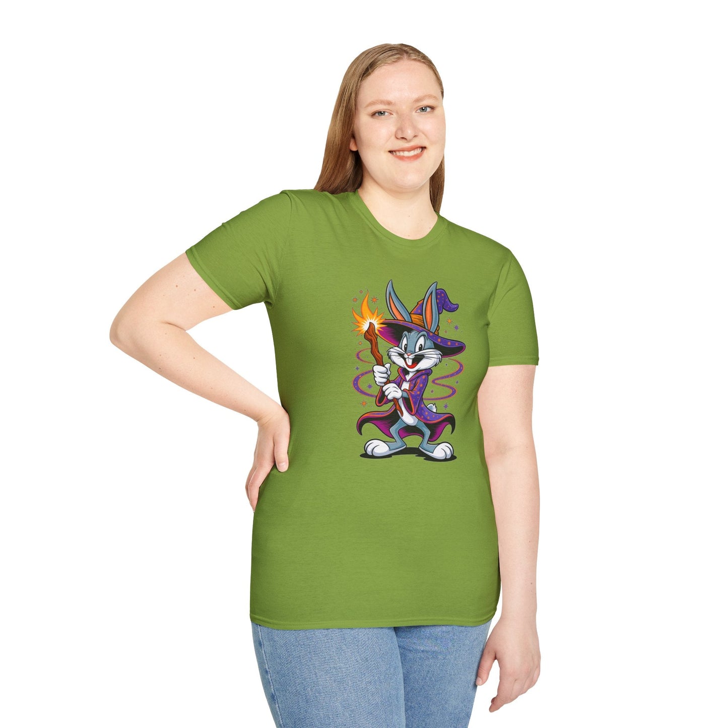 Bugs Bunny T Shirt Unisex Softstyle Gildan 64000 Cartoon Tee With Classic Design Art