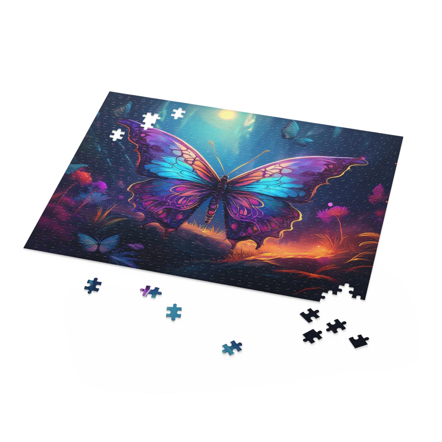 Butterfly Puzzle 500-Chipboard Pieces in Box | Kids Puzzles Size: 16" x 20",  Ages 9+ and Family pn1