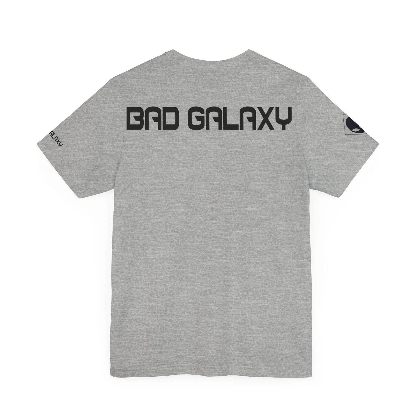 Bad Galaxy Alien Graphic Tee Shirt 100 Percent Cotton Lightweight Eco Friendly Wear