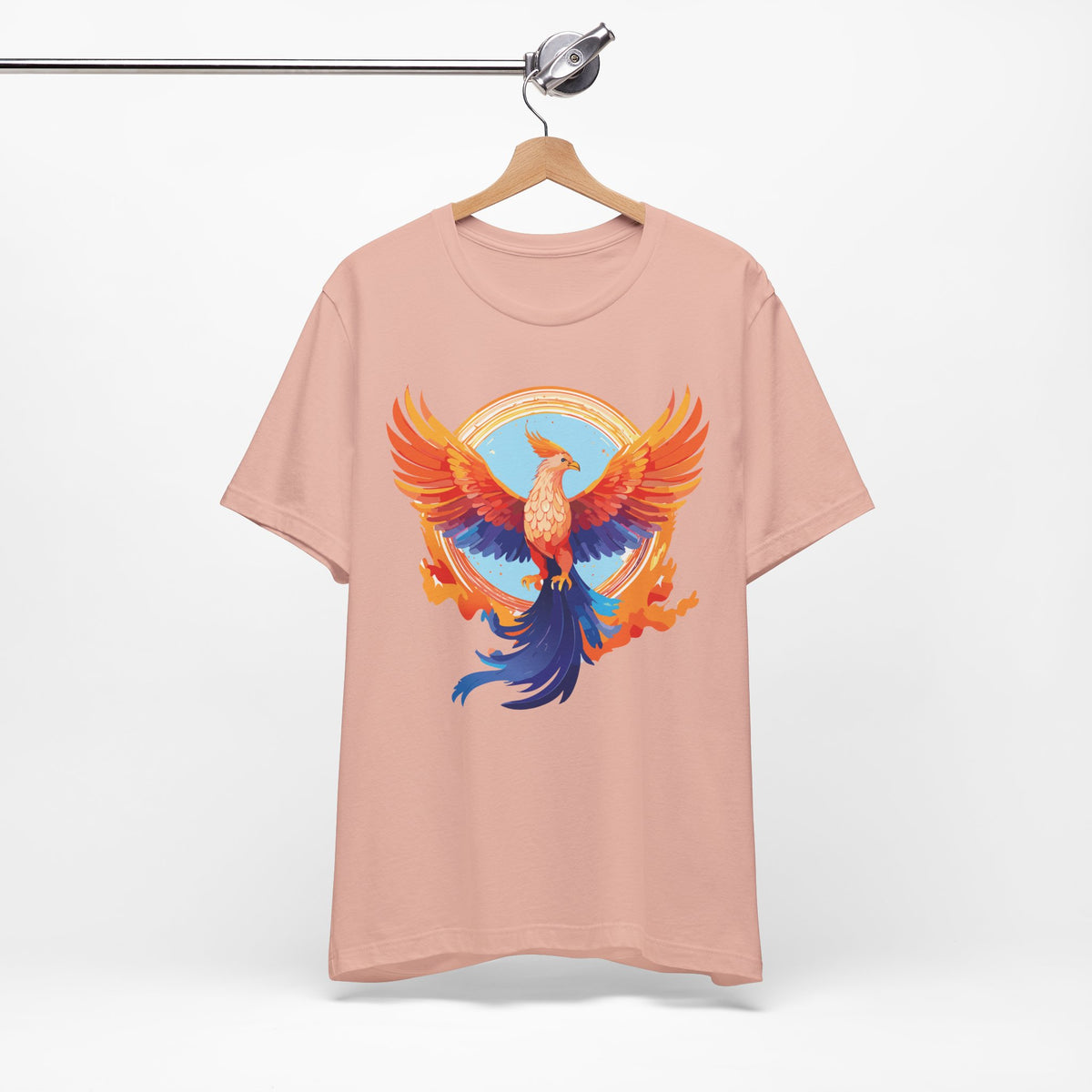 Bird Graphic Unisex Cotton Bella+Canvas Tee with Art Animal Design ab57