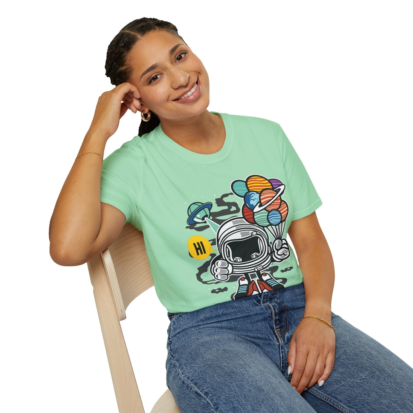 Cartoon T Shirt Animation Tee Funny Graphic Tee Gildan Softstyle 64000 Unisex Comfort