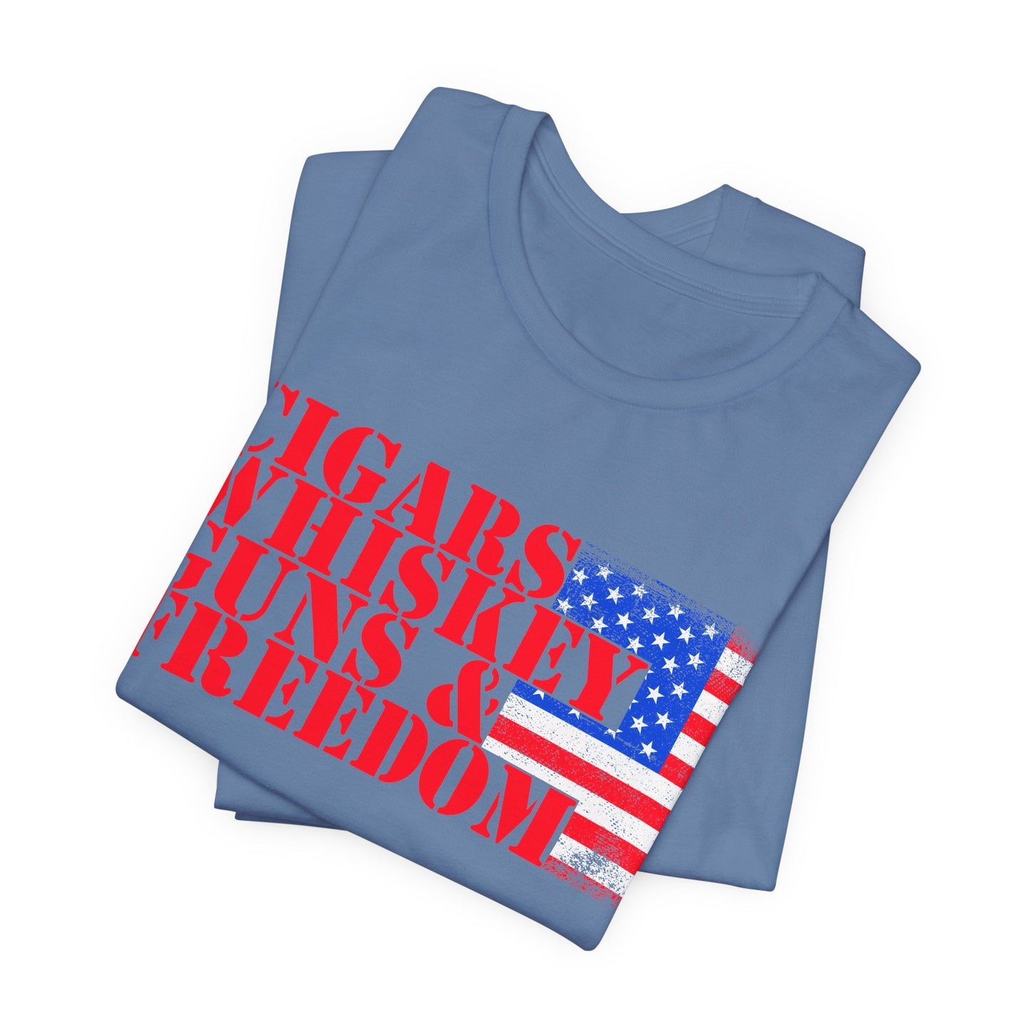 American Flag Graphic Unisex Cotton T-Shirt a2