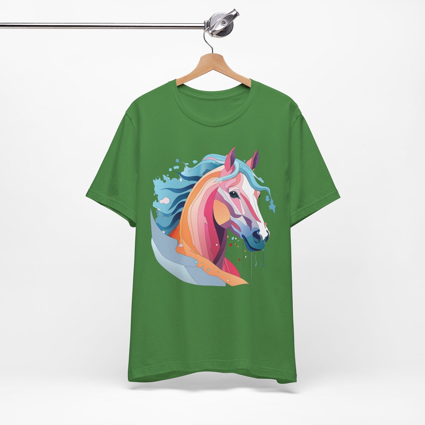Unisex Animal Tee Shirt With Art Design Wild Animals Short Sleeve Premium Comfort Fit