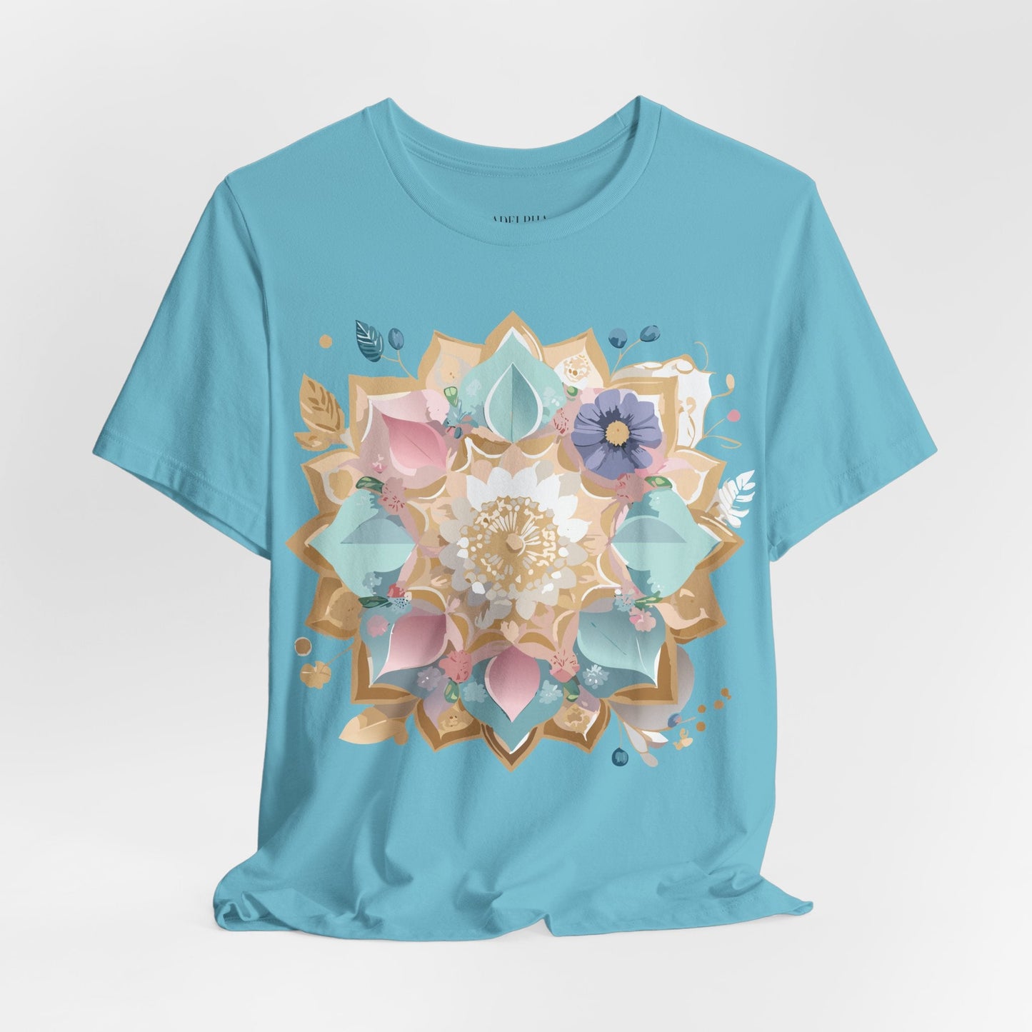 Adelpha Mandala Graphic Tee Unisex Jersey Short Sleeve Vintage Inspired Artwork Shirt