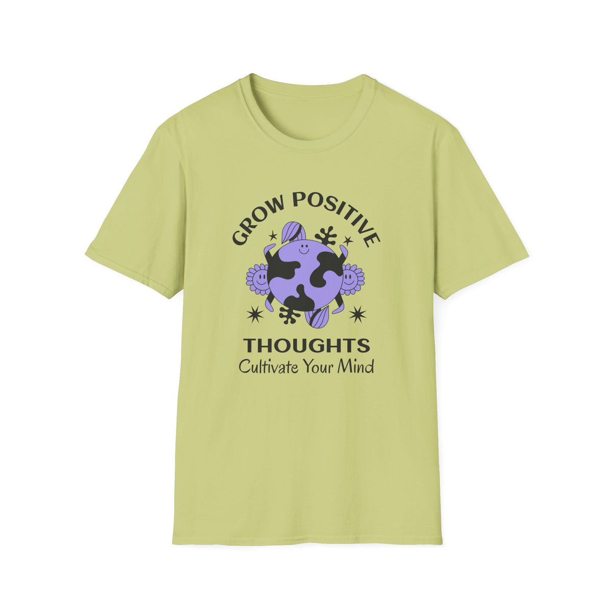 Positive Slogan Positive Words Tee with Good Quotes Graphic Tee Gildan Unisex 100 Cotton Tee Shirt p102