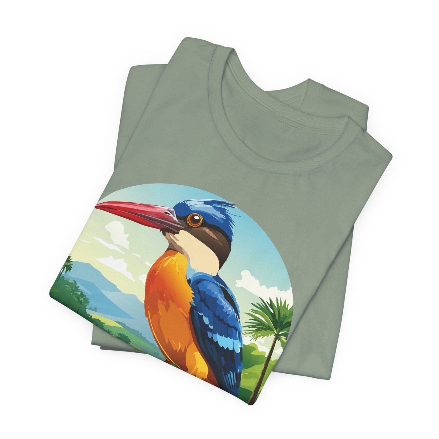 Unisex Animal Shirt With Art Design Featuring Wild Animals Jersey Short Sleeve Tee