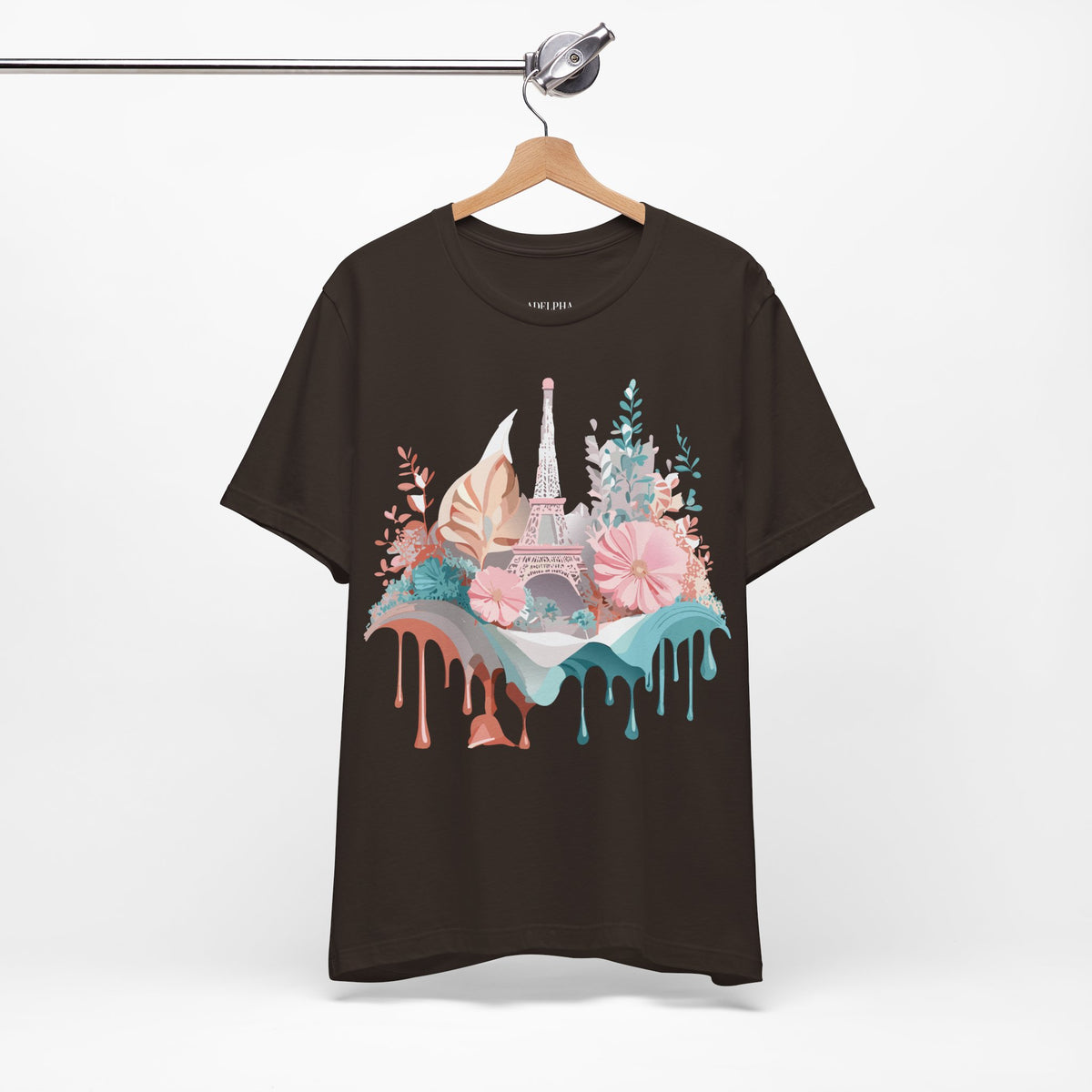 Unisex Cotton Bella+Canvas Tee with Paris