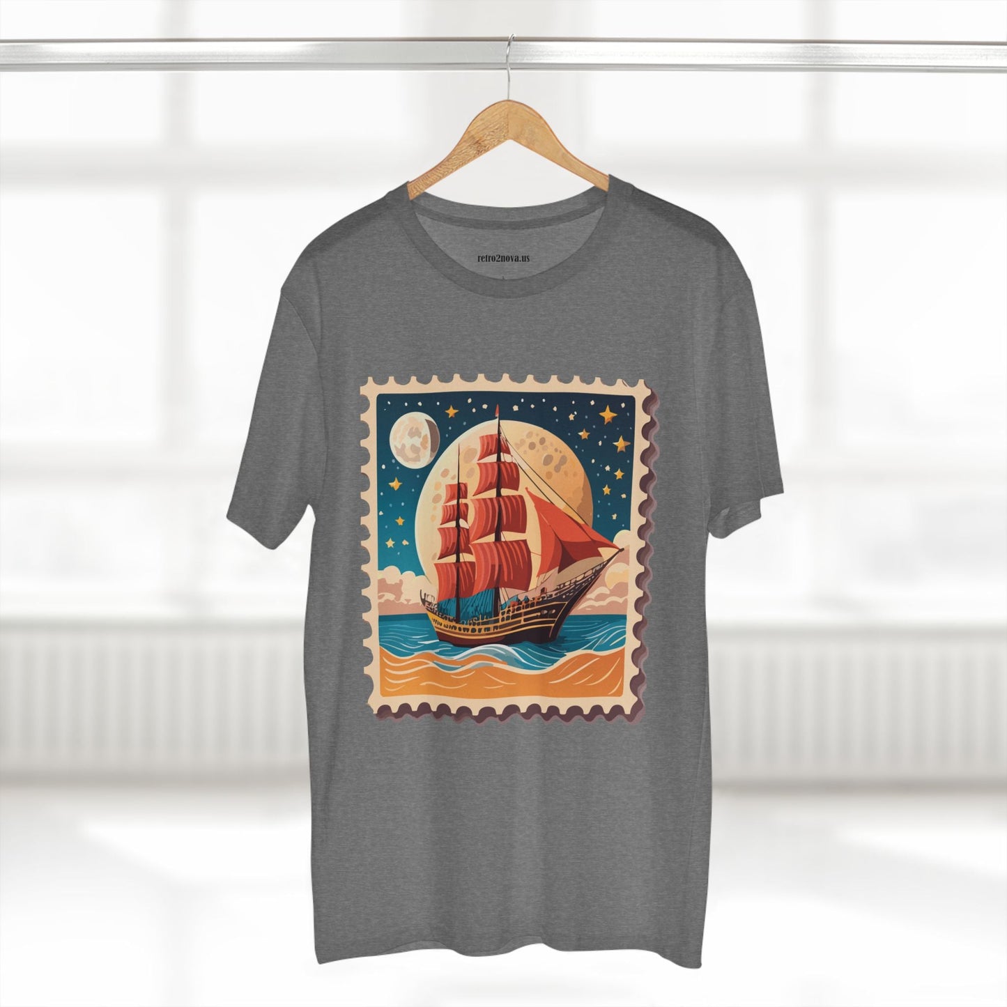 Stamp Shirt Postage Stamp Tee Unisex Premium Cotton Original Art Design By Retro2Nova