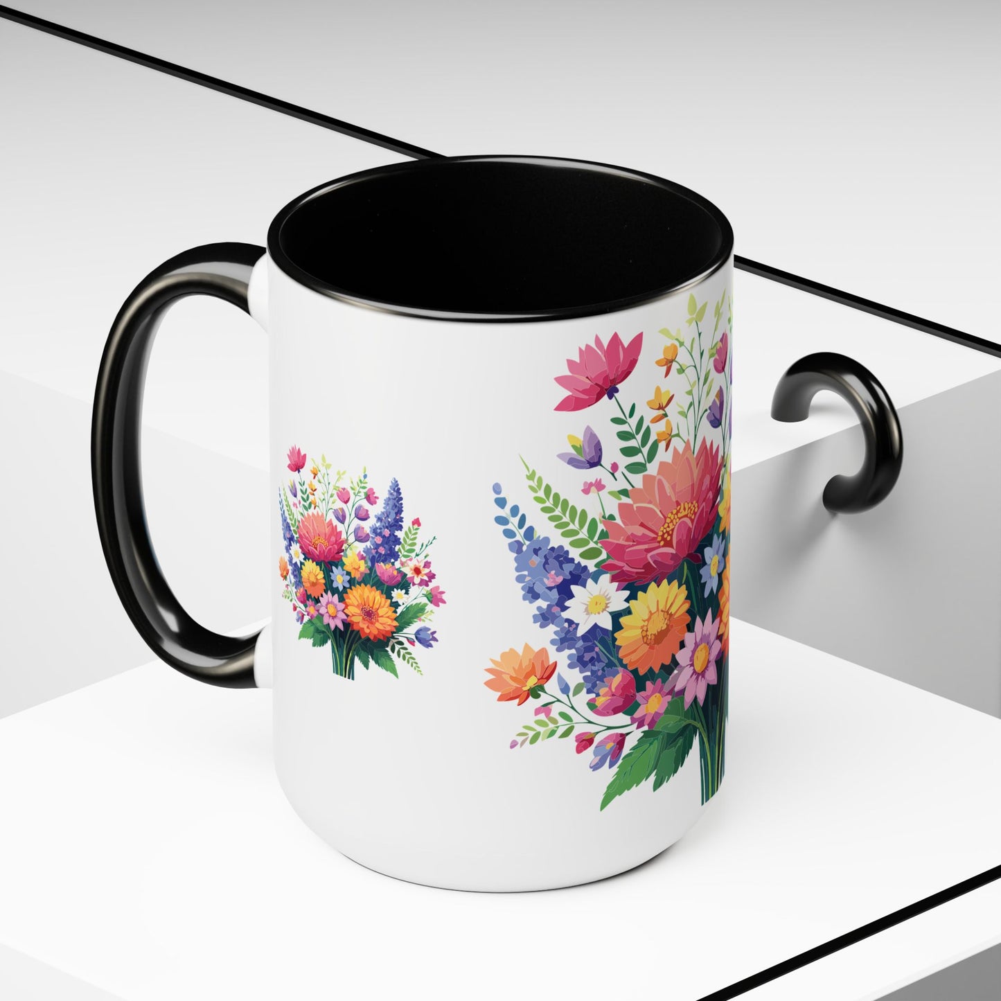 Floral Mug, Floral Cup