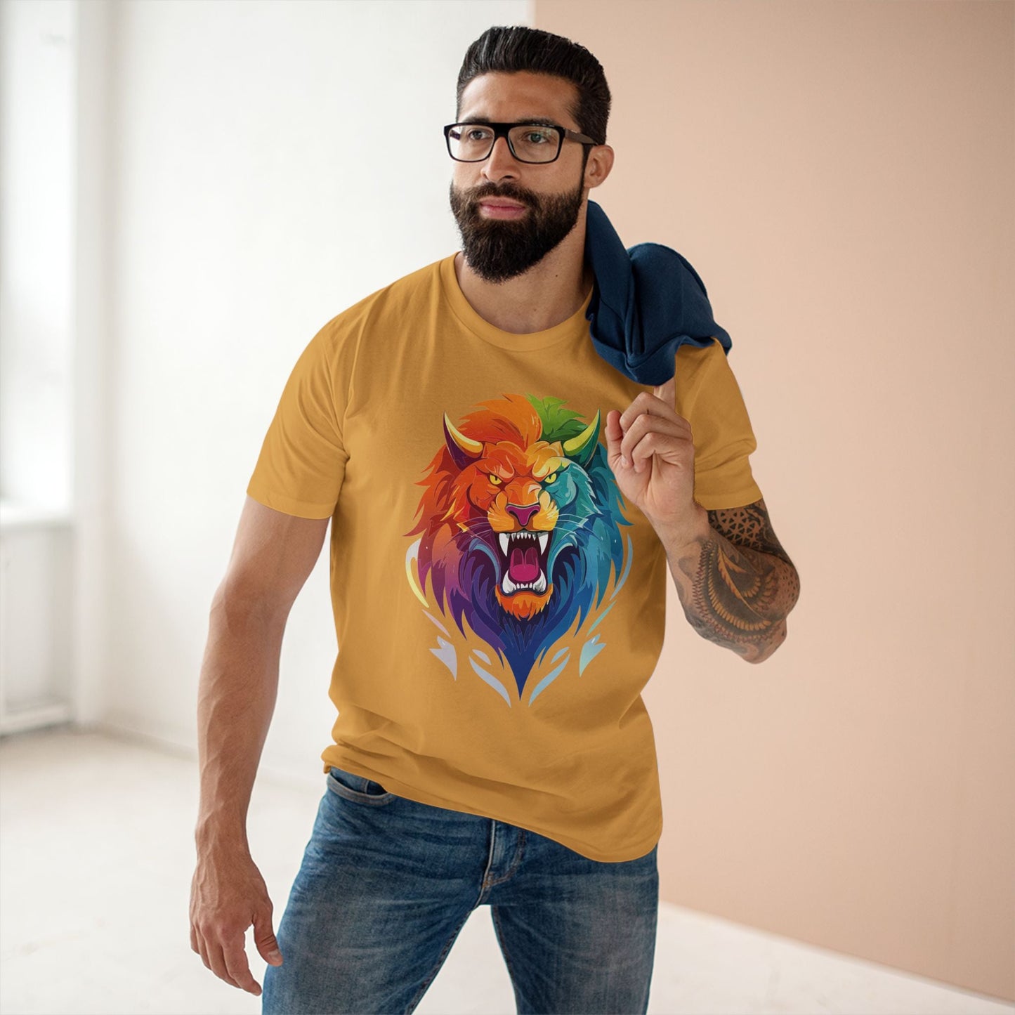 Cartoon Monsters Graphic Unisex 100 Cotton Staple Tee 21