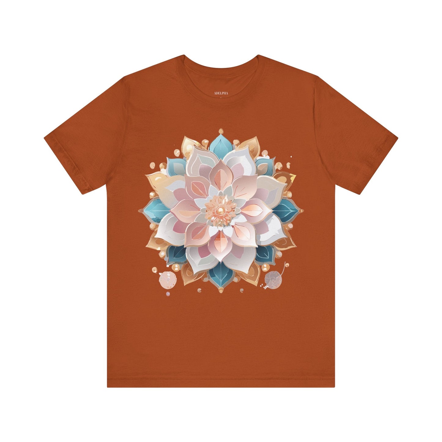 Adelpha Mandala Graphic Tee Unisex Jersey Short Sleeve Vintage Inspired Artwork Edition