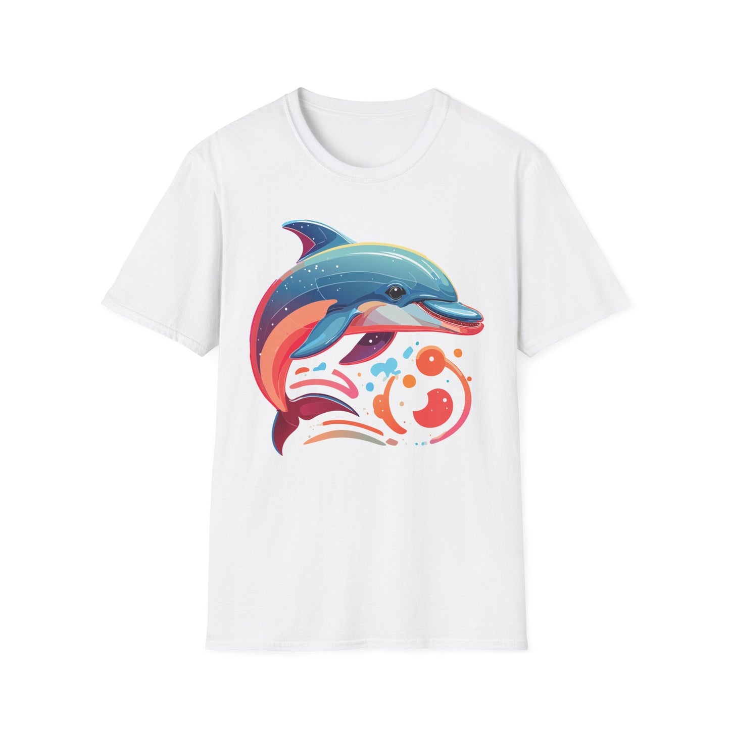Gildan Softstyle Dolphin Shirt Unisex Short Sleeve Tee 100 Percent Ring Spun Cotton Comfortable Wear