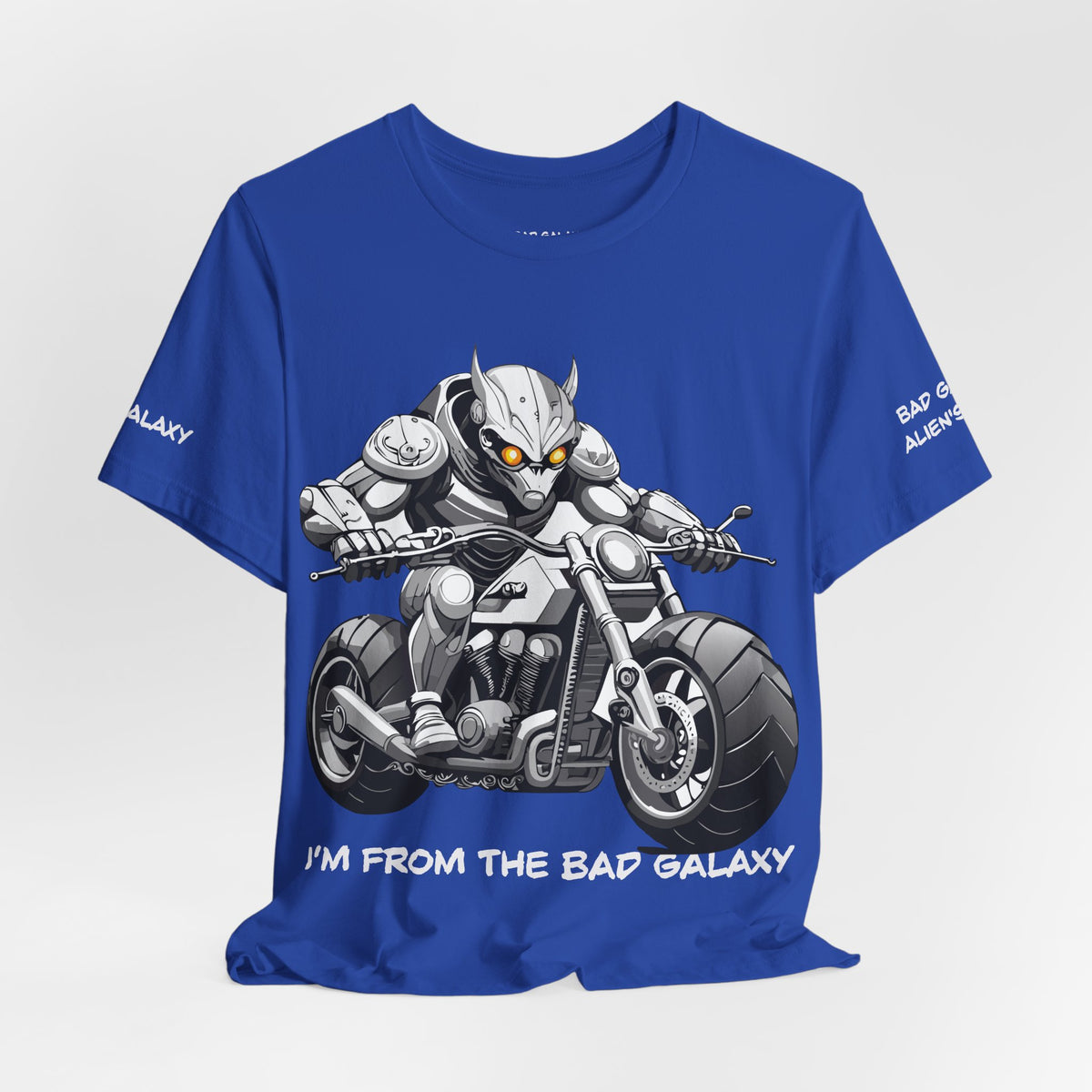 Alien Graphic Unisex Cotton Bella+Canvas Tee with Art Design b79