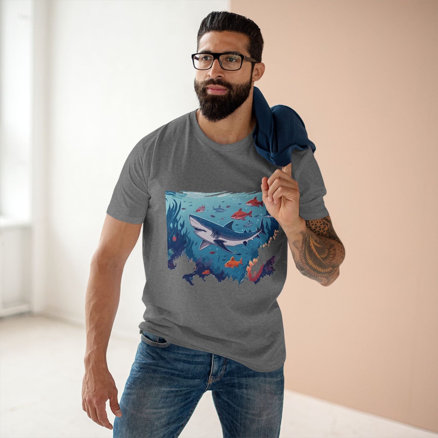 Ocean Shirt Ocean Pacific OP6 Unisex Premium Cotton Tee With Original Art By Retro2Nova