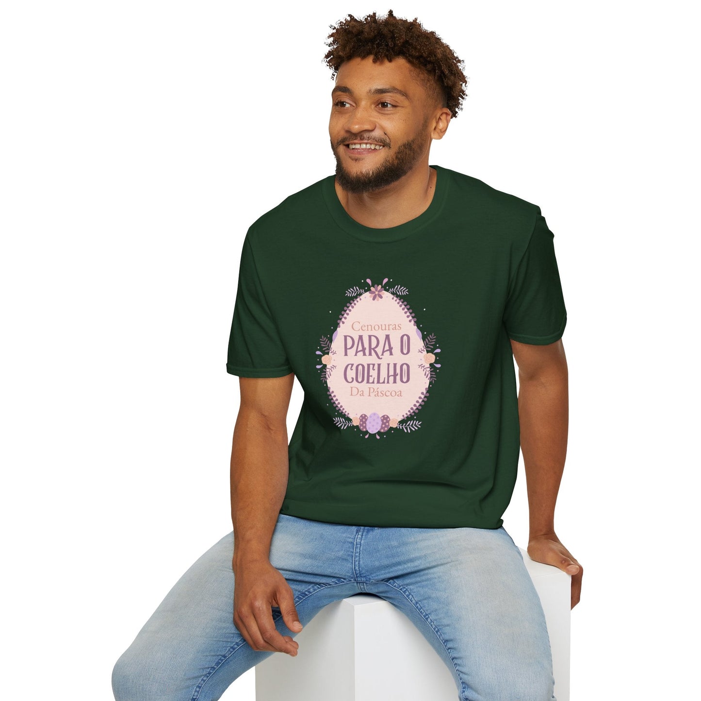 Easter Egg T Shirt Unisex Softstyle Short Sleeve Tee With Easter Signature Prints And Design