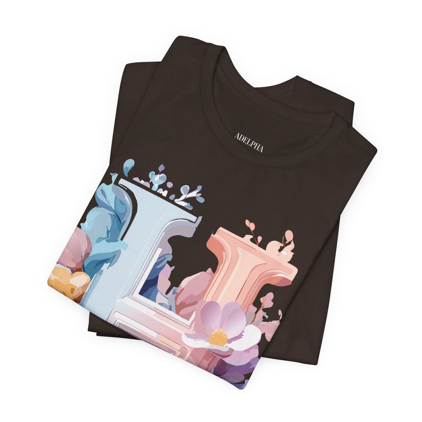 Letter H Shirt Graphic Tee Unisex Short Sleeve Premium Vintage Inspired Artwork Adelpha