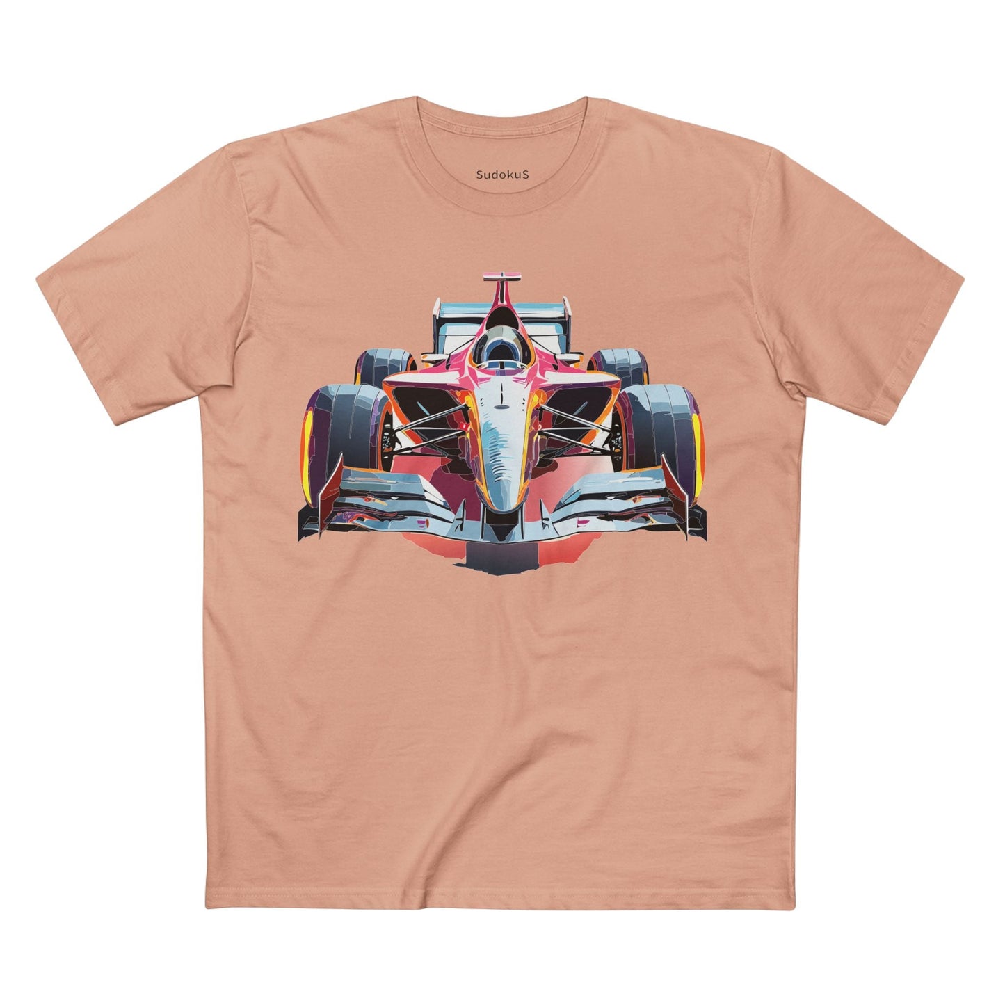 Car Graphic Unisex 100 Cotton Staple Tee 7