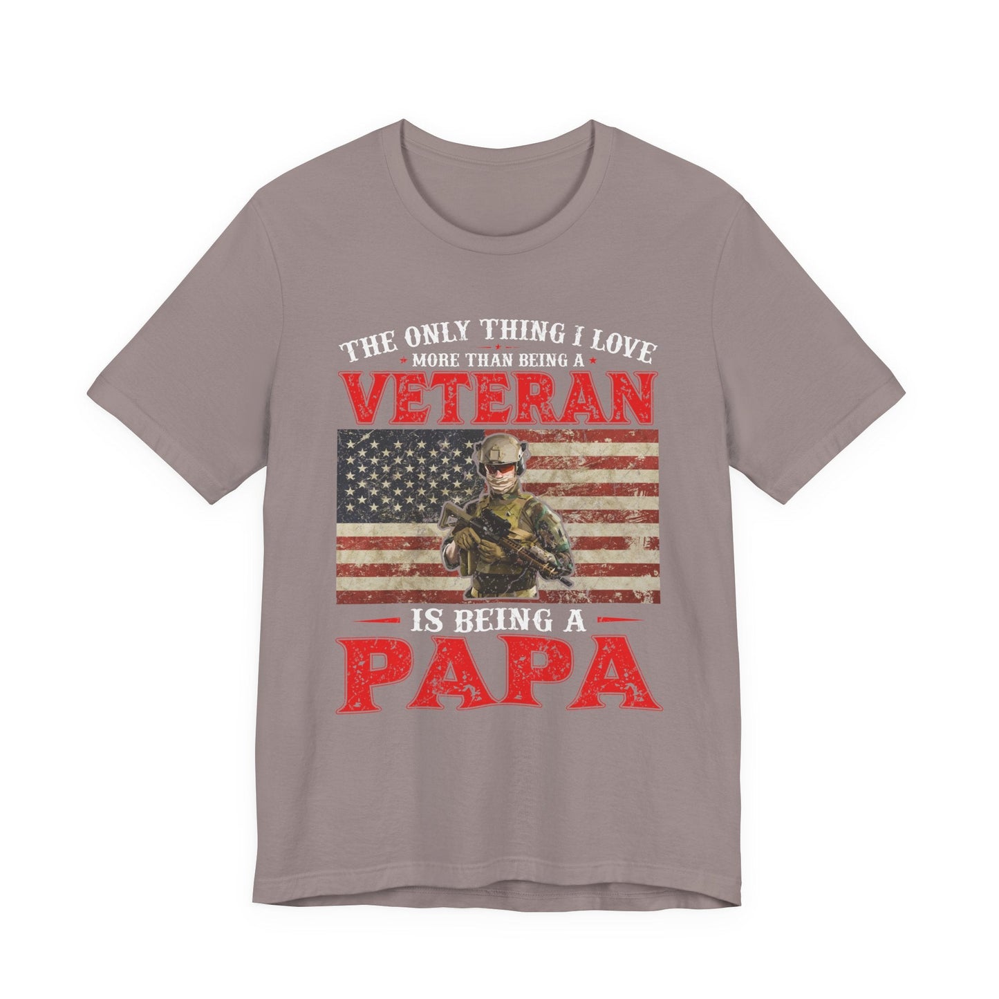 Army Veteran Patriotic Graphic Design Unisex Cotton T-Shirt v30