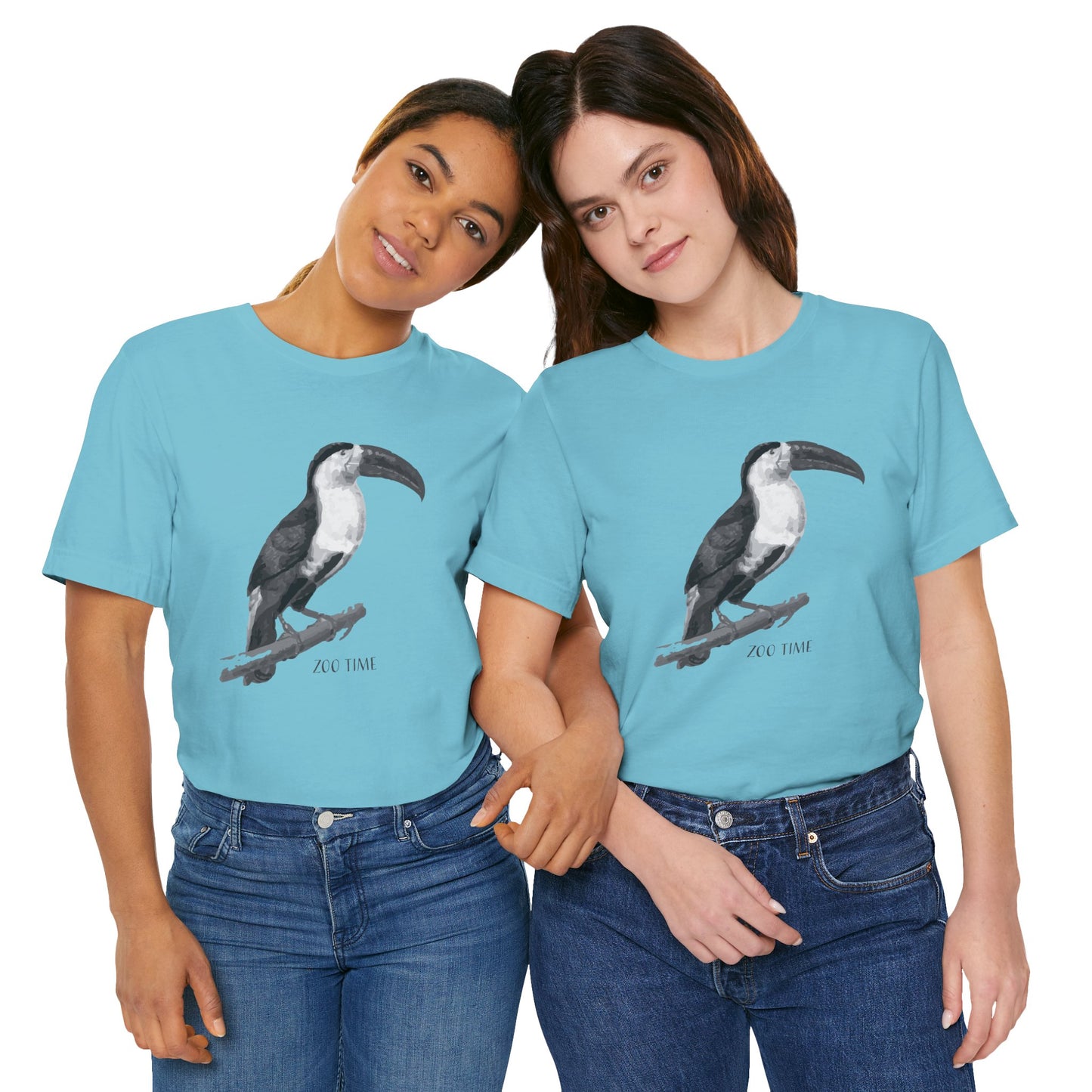 Unisex Tee Shirt with animals Print