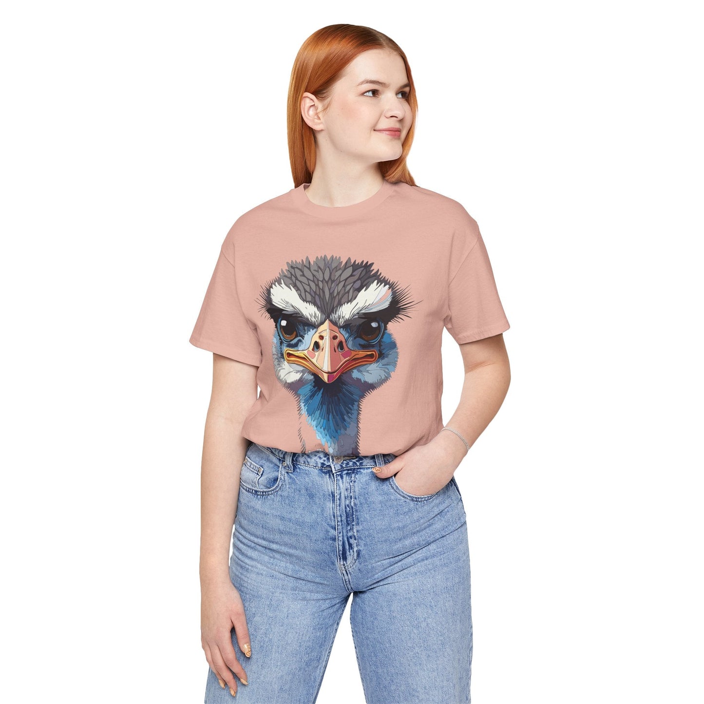 Unisex Animal Tee Shirt With Wildlife Art Design For Men And Women Gildan Softstyle 64000