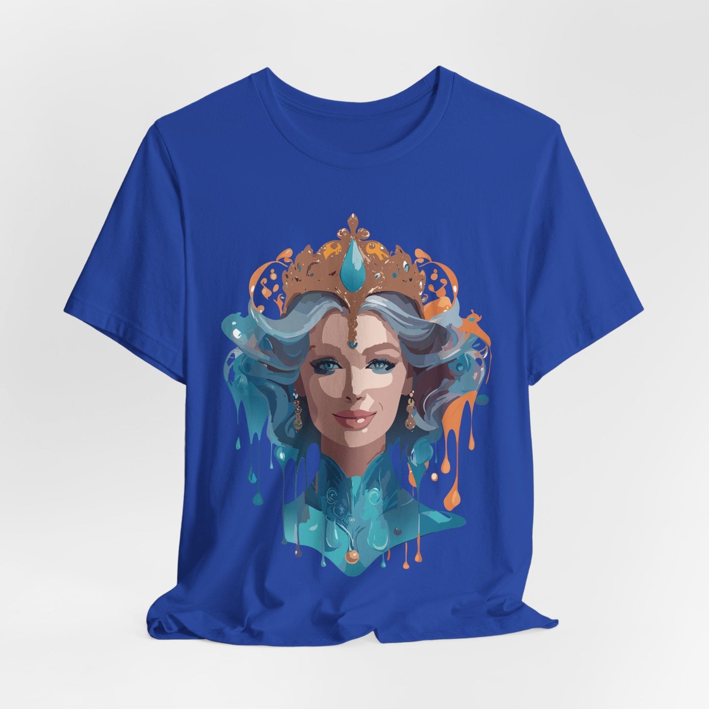 Queen Graphic Tee Unisex Adelpha Vintage Artwork Short Sleeve Premium Casual Wear