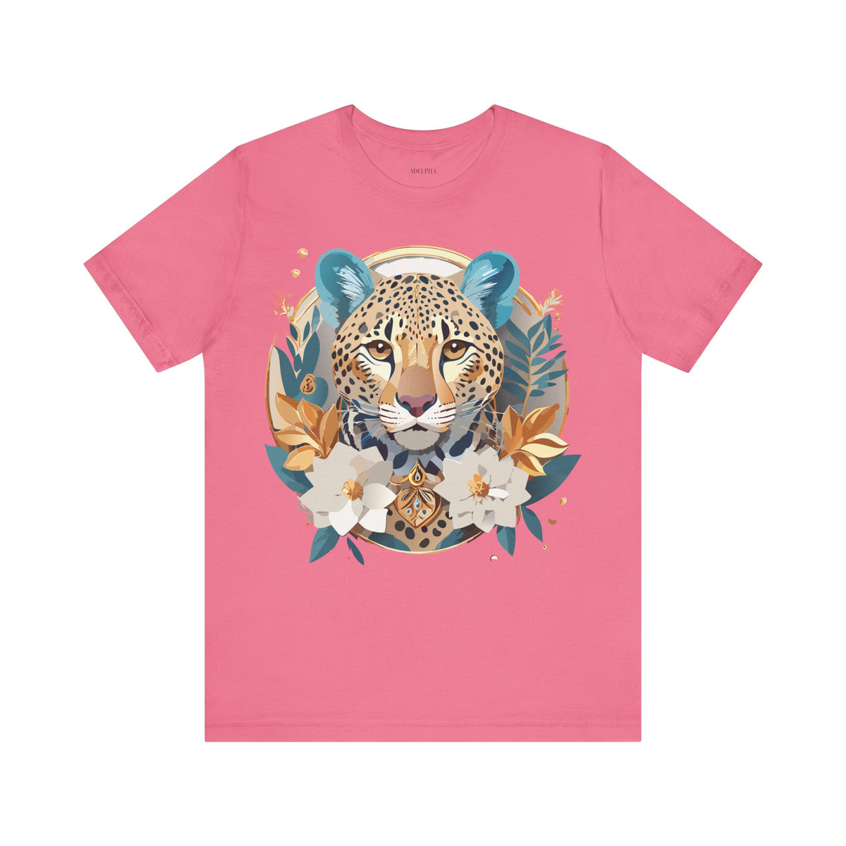 Medallion Graphic Unisex Cotton Bella+Canvas Tee with Art Design d41