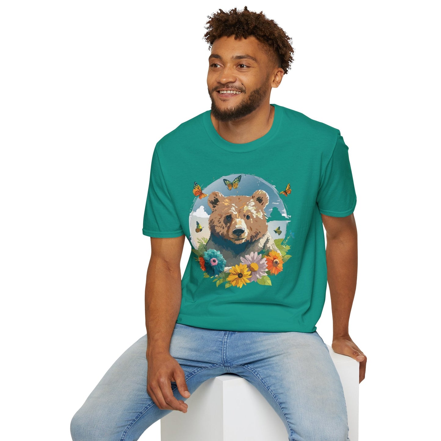 Bear T Shirt Unisex Teddy Bear Tee Softstyle 64000 Ring Spun Cotton Tee Lightweight Breathable