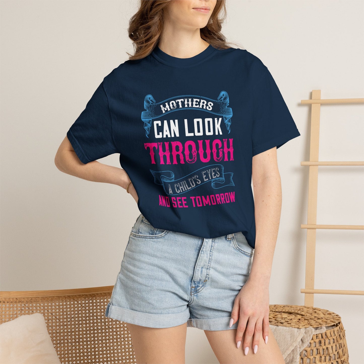 Mom T-shirt Mother Day Mama Tee Unisex Comfort Colors Garment-Dyed Cotton h86